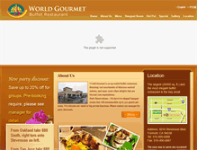 Tablet Screenshot of goworldgourmet.net